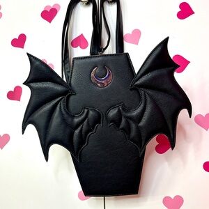 Killstar Bat Coffin Bag